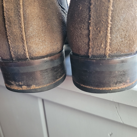 Thursday Boot Company Duchess dark olive brown suede chelsea boots Size 5.5 - Picture 11 of 11